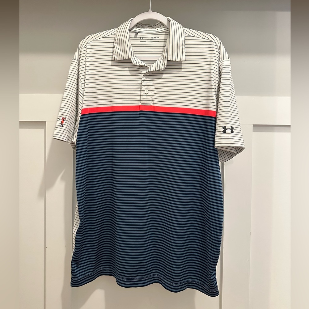 UnderArmour Men’s XL loose fit heatgear dri fit golf shirt